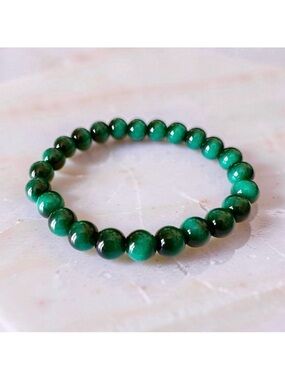 Tiger’s Eye Natural Stone Beaded Stretchy Bracelet